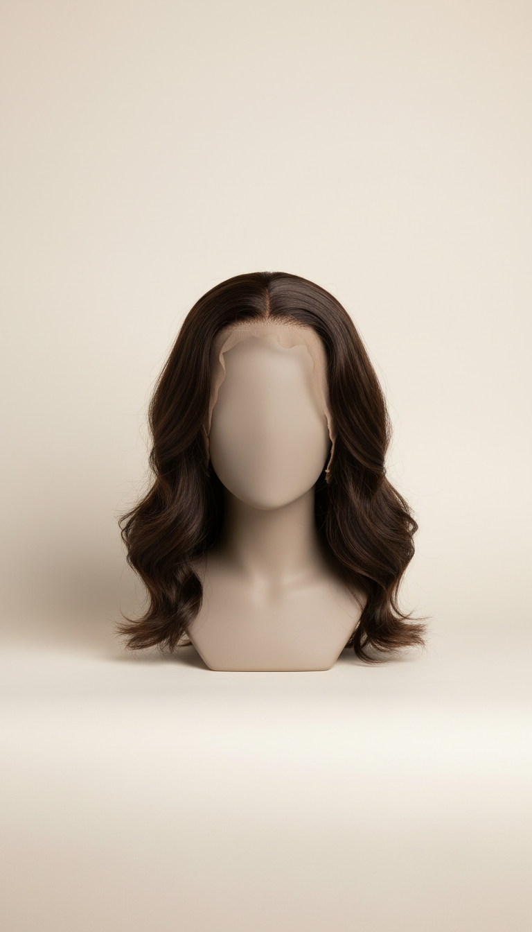 Espresso Brown lace-front wig