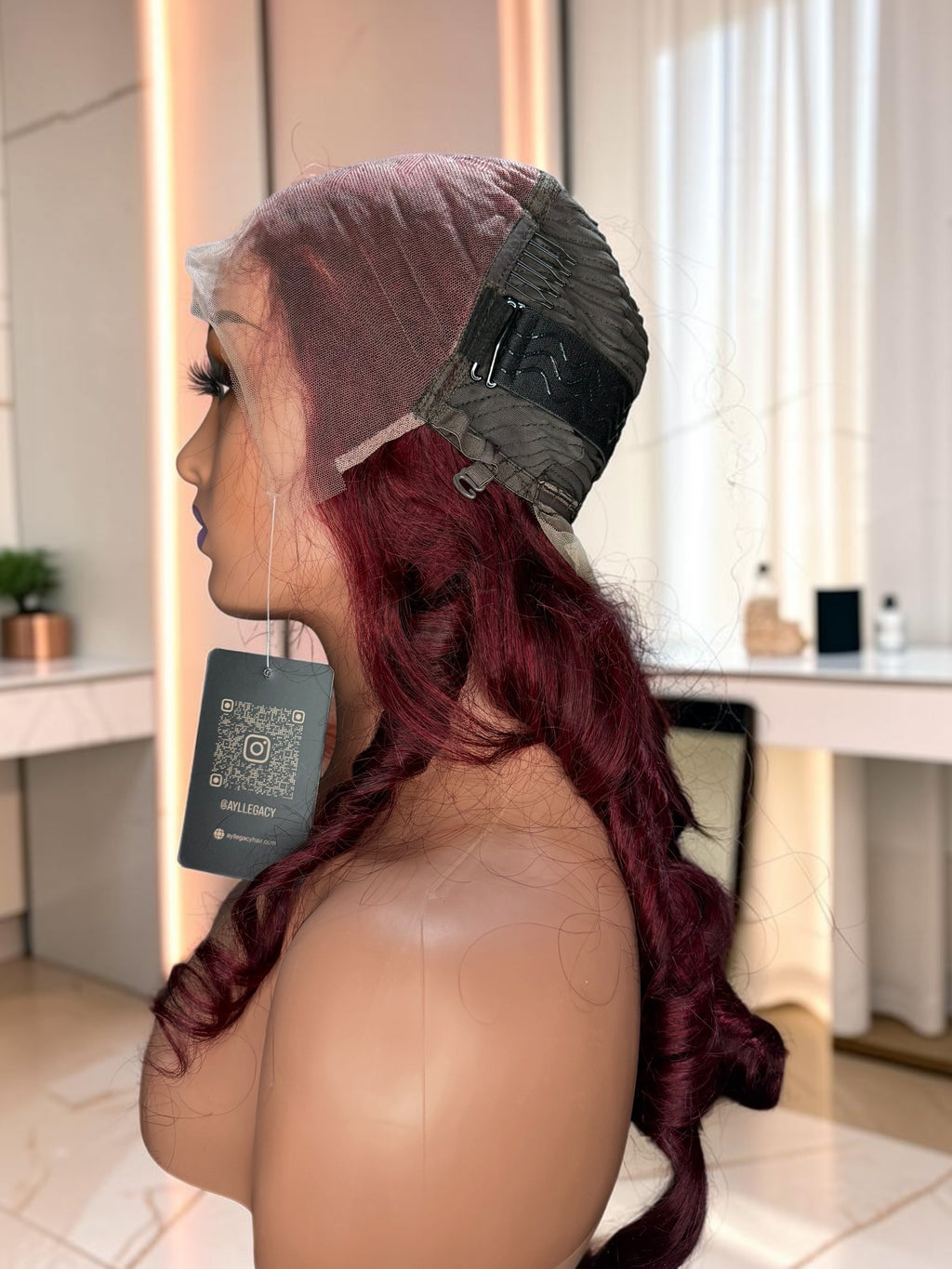 The Legacy Body Wave™ – 99J Burgundy Lace Front Wig | 100% Human Hair | 210% Density