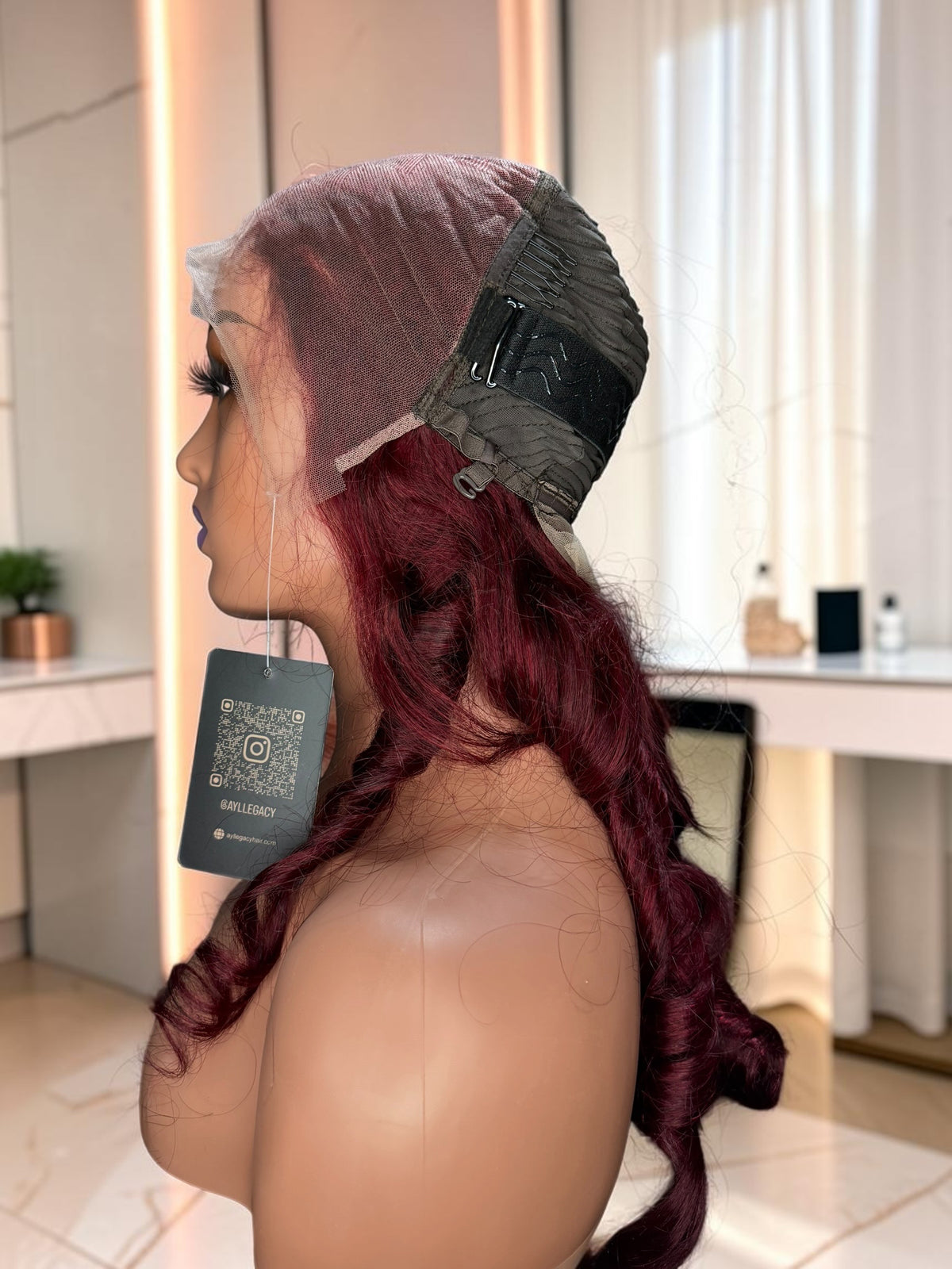 The Legacy Body Wave™ – 99J Burgundy Lace Front Wig | 100% Human Hair | 210% Density