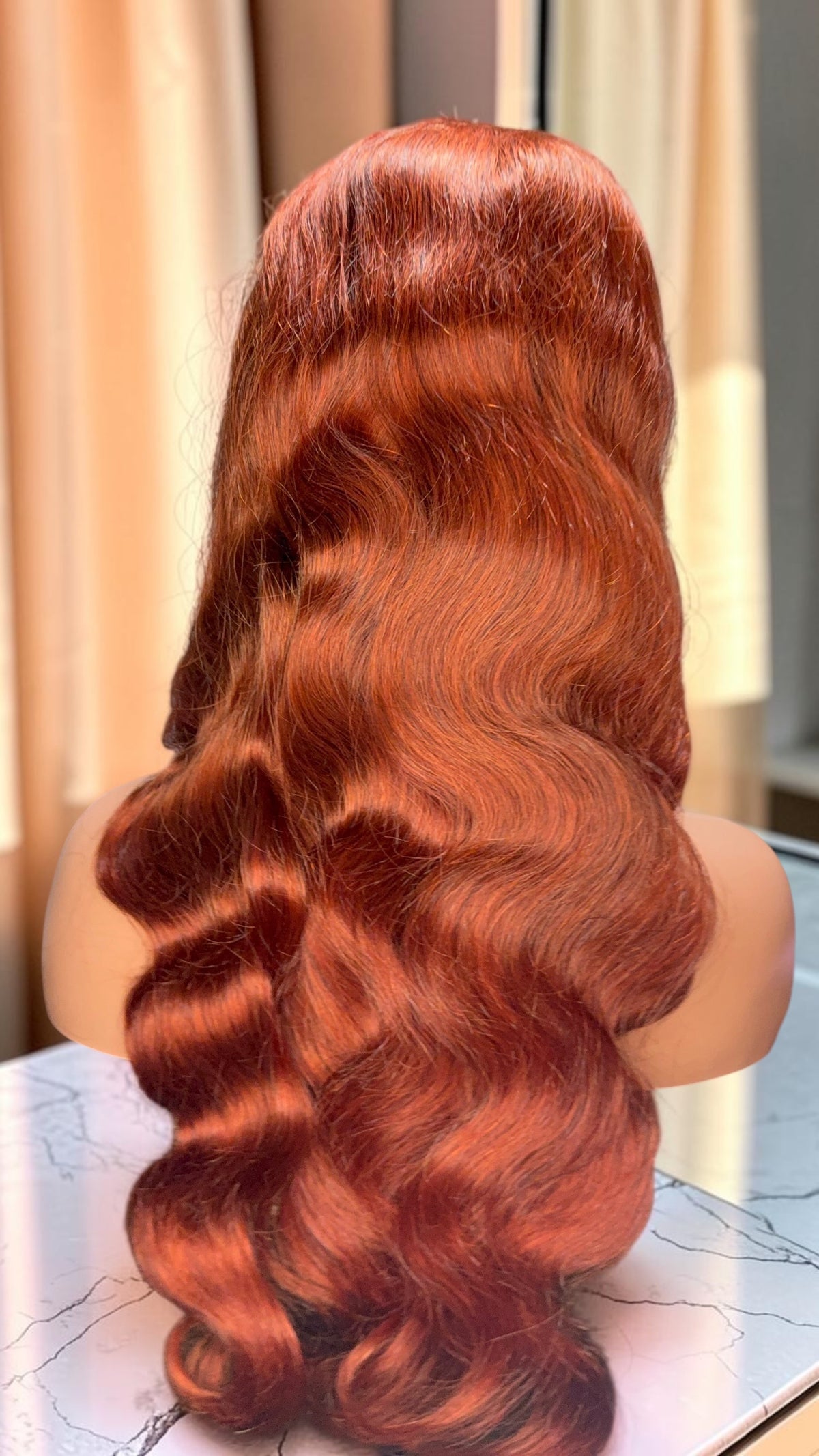 The Legacy Body Wave™ – #350 Ginger Lace Front Wig | 100% Human Hair | 210% Density