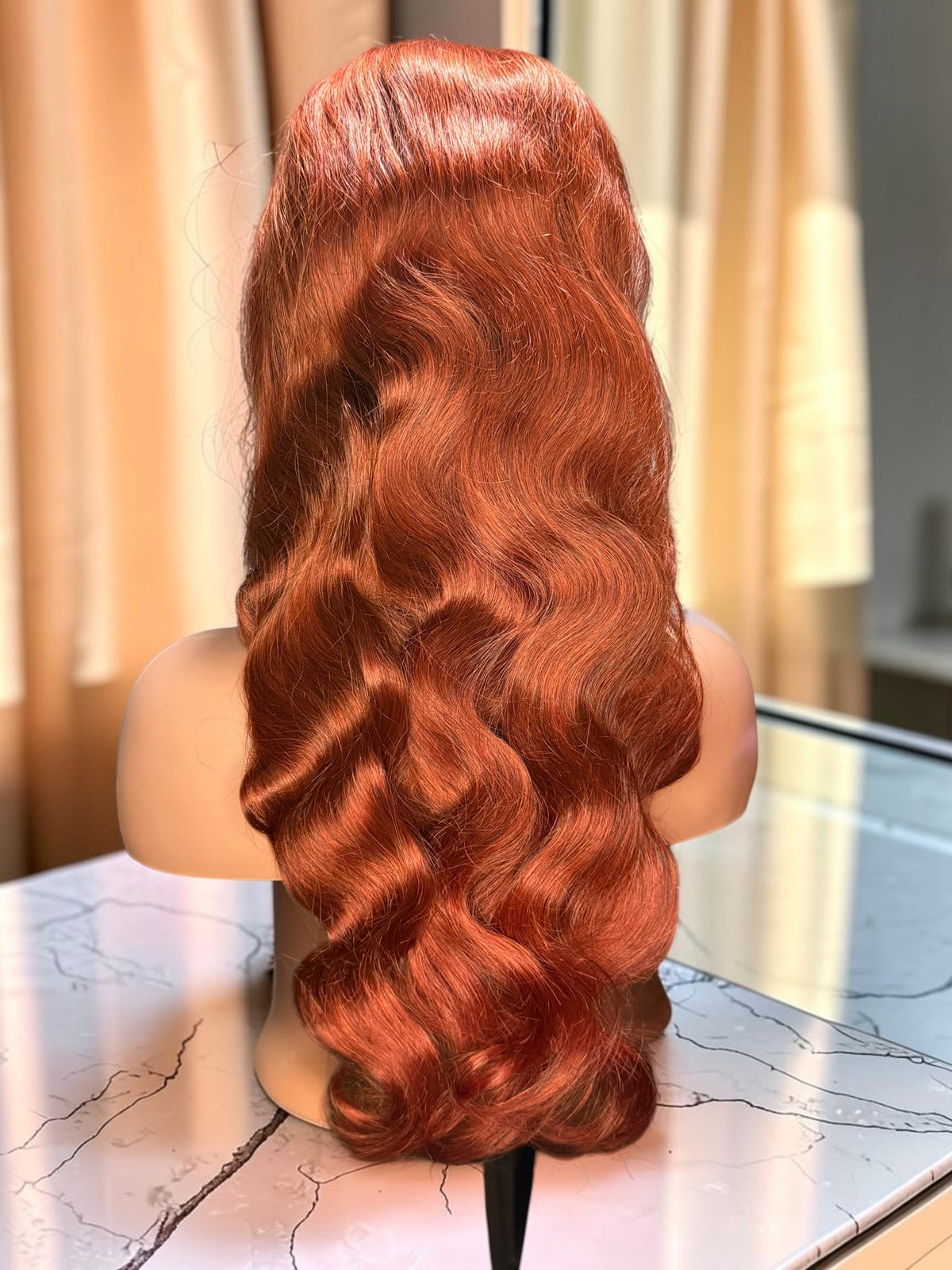 The Legacy Body Wave™ – #350 Ginger Lace Front Wig | 100% Human Hair | 210% Density