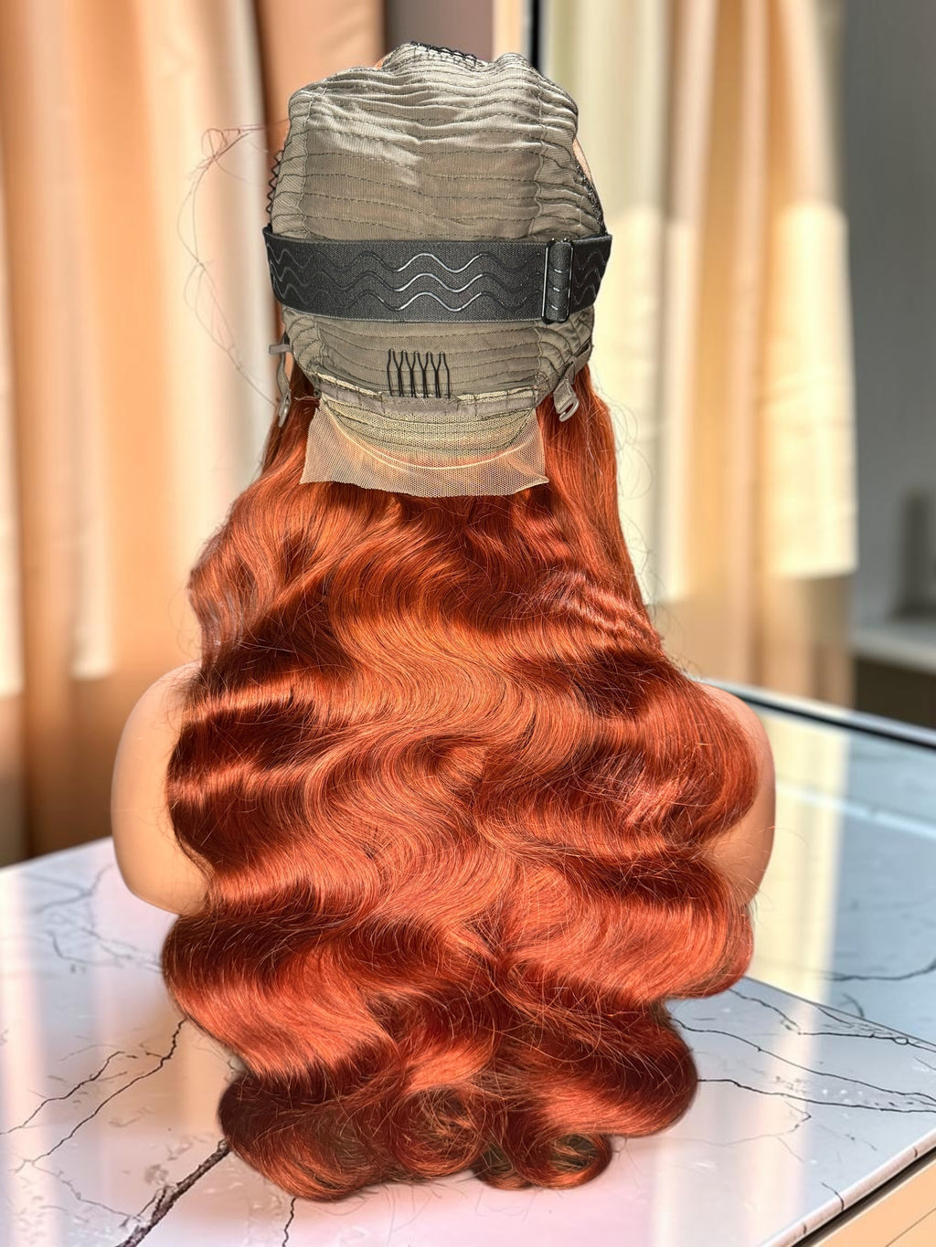 The Legacy Body Wave™ – #350 Ginger Lace Front Wig | 100% Human Hair | 210% Density