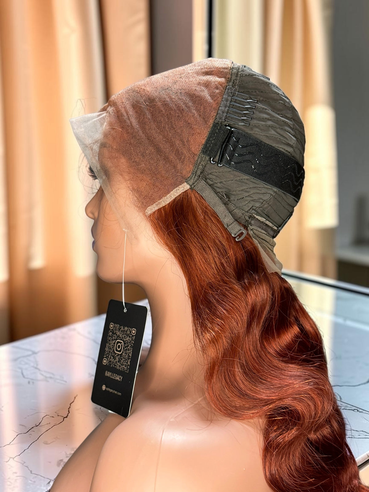 The Legacy Body Wave™ – #350 Ginger Lace Front Wig | 100% Human Hair | 210% Density