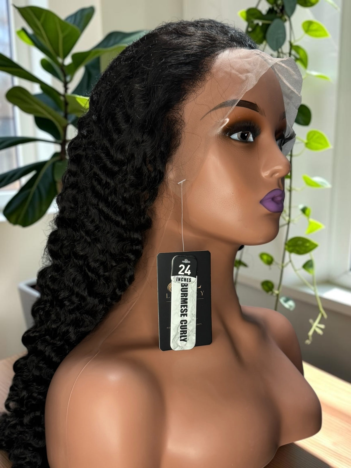The Legacy Burmese Curly™ – Lace Front Wig | 100% Human Hair | 210% Density
